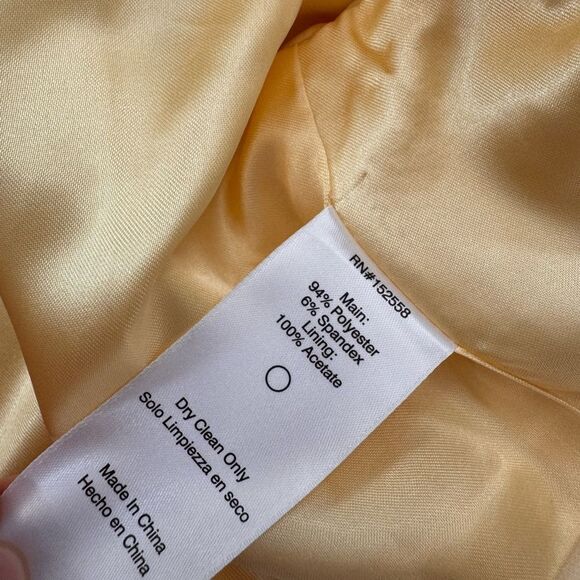 Delfi collective Emily cropped blazer in banana nwt s - Picture 5 of 6